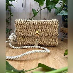 Elegant Summer Iraca Palm Straw Bag -  Boho Chic Stylish Handwoven Shoulder Bag